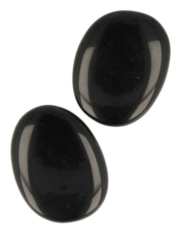 Obsidiaan zwart zaksteen