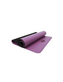 Om Namaste PU rubber Yogamat Lila / Licht Paars