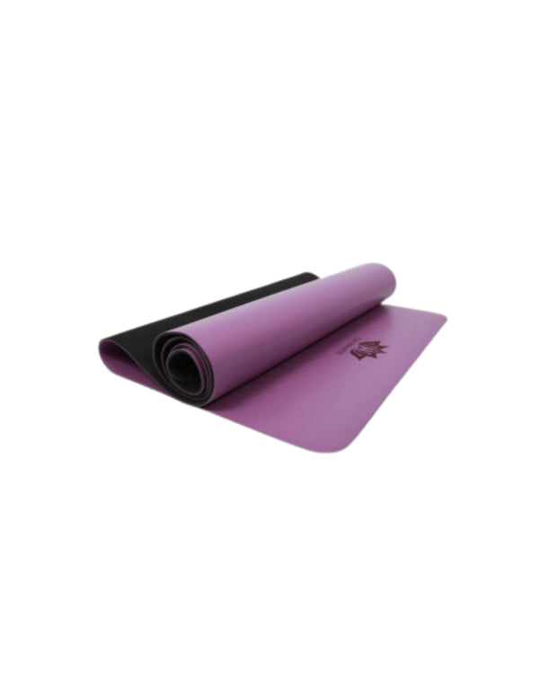 Om Namaste PU rubber Yogamat Lila / Licht Paars