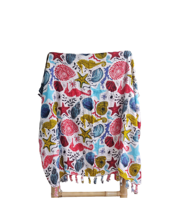 Kleurrijke Balinese Sarong Pareo Veelzijdig en Stijlvol Accessoire