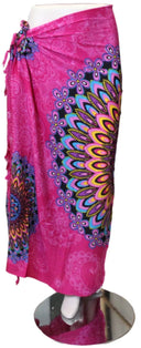 Om Namaste Sarong - 648 - Bloemrijke Mandala - roze