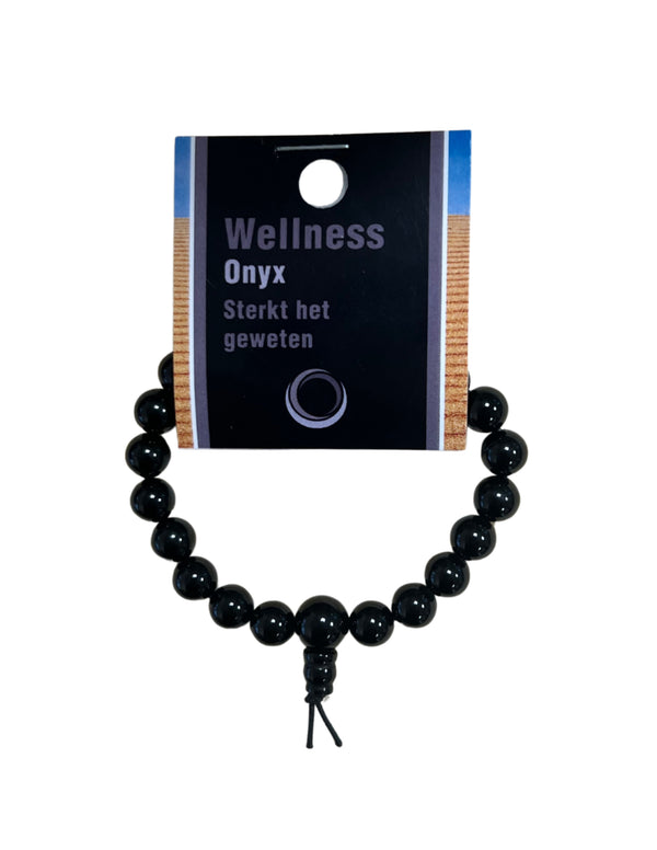 Onyx powerbead armband + kaart