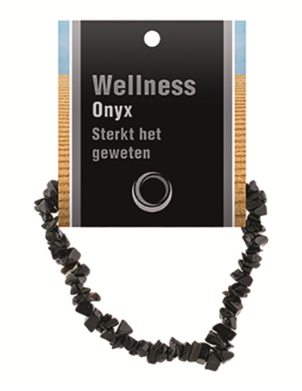 Onyx splitarmband + kaart