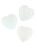 Opaliet edelsteen hart 25 mm (synth)