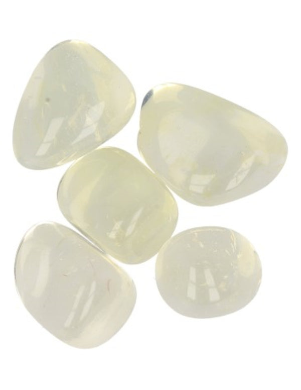 Opaliet geel 50 gr. trommelstenen (synth) (mt3)