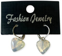 Opaliet hartjes oorbellen - fashion jewelry