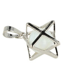 Edelstenen Hanger Opaliet Merkabah (Synthetisch)