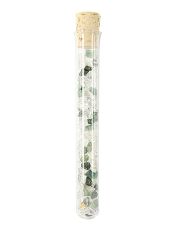 Smaragd Bergkristal Edelsteencombinatie voor Oriëntatie en Groei Aqua Gems Wand