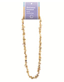Parelmoer splitketting + kaart