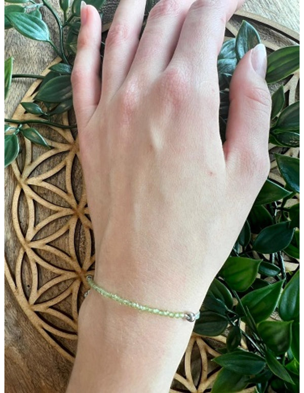Edelsteen Armband Peridoot - Hartje Zomer - Love Gems