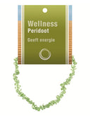 Peridoot splitarmband + kaart