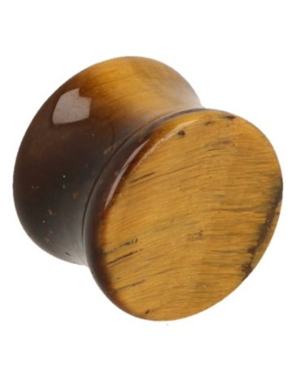 Plug Oorpiercing Tijgeroog (16 mm)
