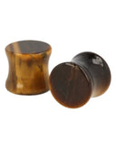Plug oorpiercing per paar 12 mm Tijgeroog