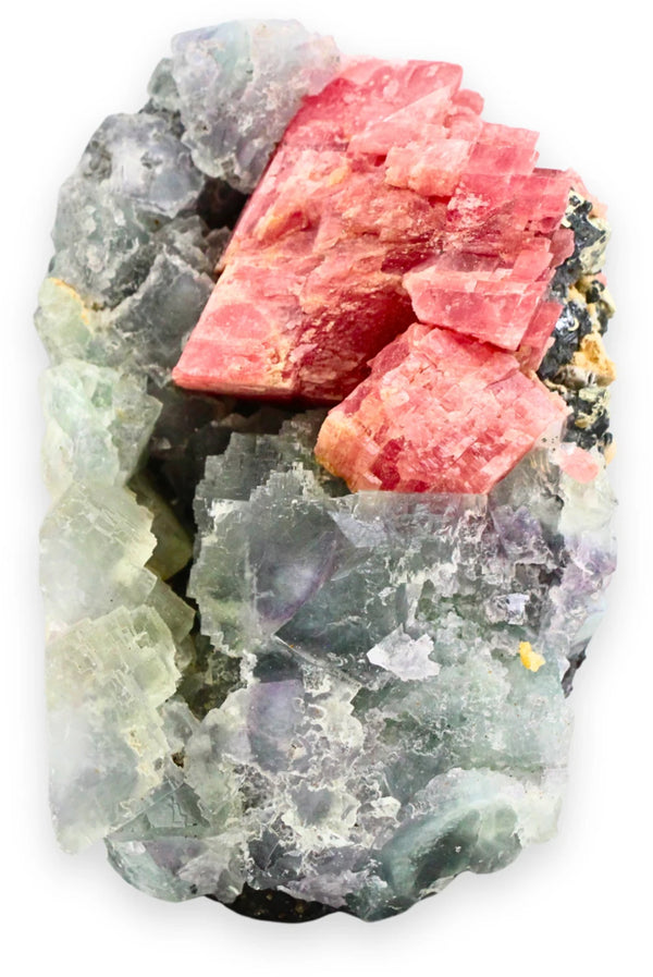 Rhodochrosiet met Pyriet en Dolomiet nr.702
