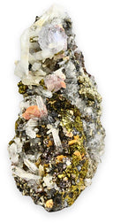 Rhodoniet met mangano calciet en chalcopyriet nr. 705