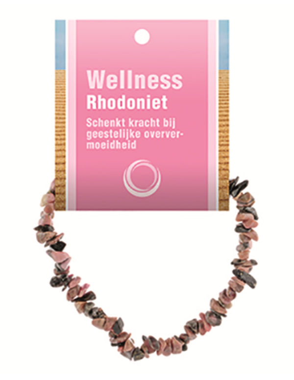 Rhodoniet splitarmband + kaart