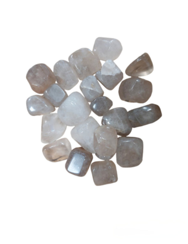 Rookkwarts trommelstenen 250 gr. (mt3)