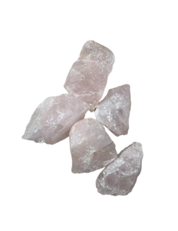 Roze kwarts Brazilië 250 gr. ruwe brokjes