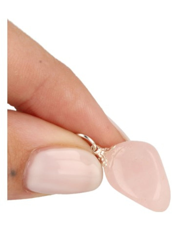 Edelstenen Hanger Roze Kwarts