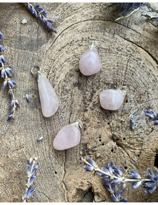 Edelstenen Hanger Roze Kwarts