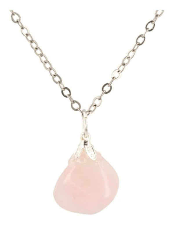 Edelstenen Hanger Roze Kwarts