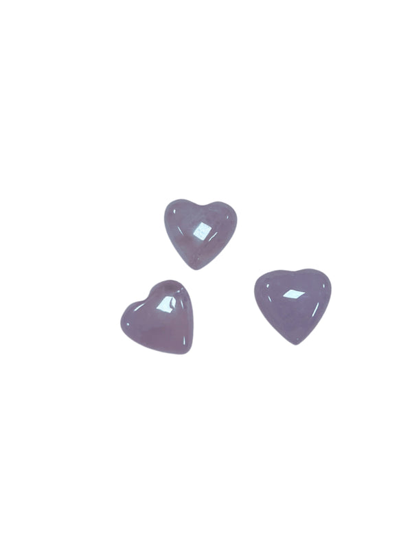Roze kwarts edelsteen hart 10 mm