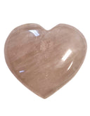 Roze kwarts edelsteen hart 200-250 gram