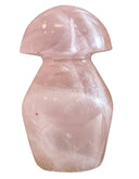 Roze kwarts edelsteen paddenstoel 100-200 gram