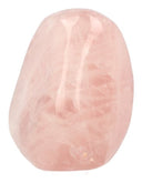 Roze kwarts gepolijste sculpturen, p/kg
