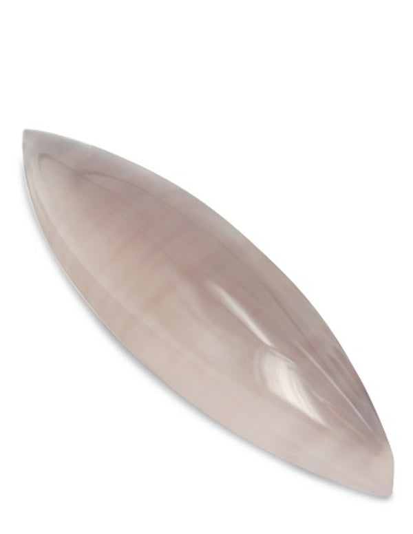 Roze kwarts ovaal A kwaliteit 1 - uniek stuk!