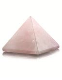Roze kwarts piramide 25 mm edelsteen