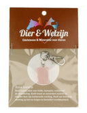 Rozenkwarts halsband hanger Dier & Welzijn