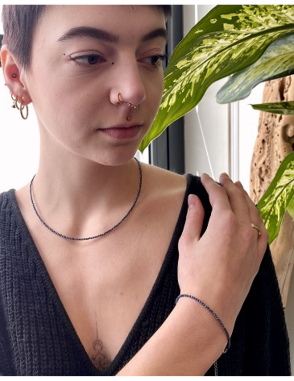 Edelstenen Ketting Saffier - Summer Vibes