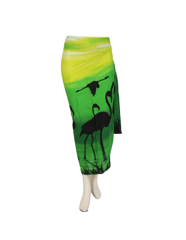 Sarong - 334 - Groen van Om Namaste - Pareo Saunadoek Wikkeljurk