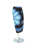 Sarong - 604 - mandala - blauw op zwart van Om Namaste - Pareo Saunadoek Wikkeljurk