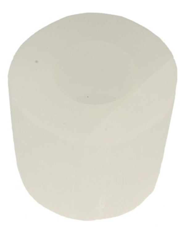 Waxinelichthouder Edelsteen Seleniet (8 cm)