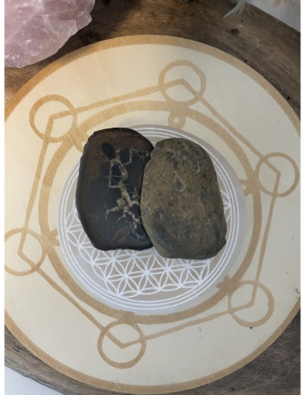 Septarie Paar Dragon Stone uit Madagaskar