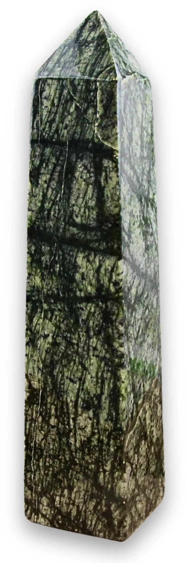Serpentijn Jungle Jaspis obelisk nr.26