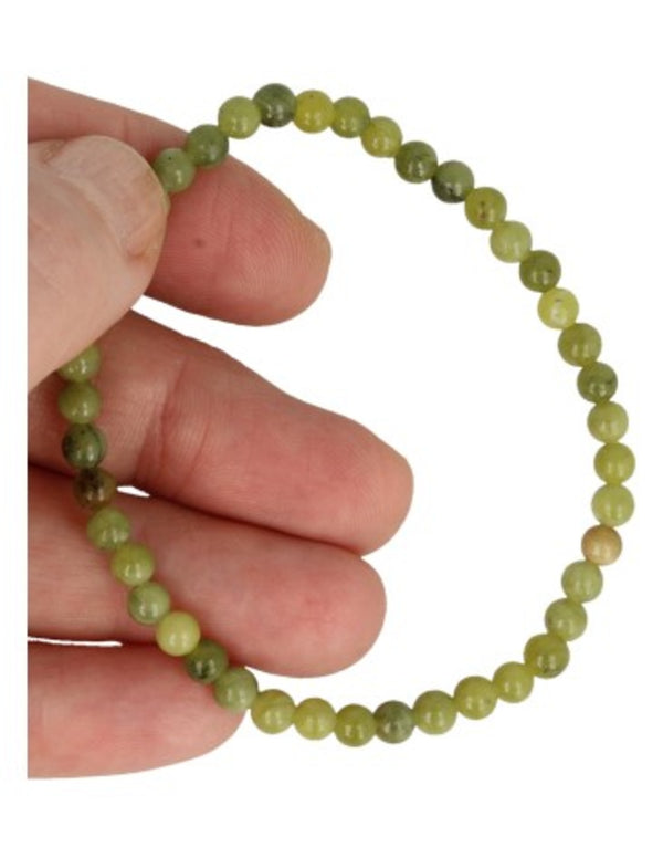 Edelsteen Armband Serpentijn - 4 mm