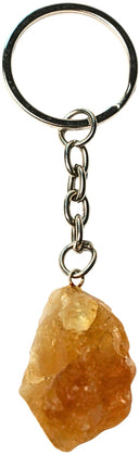 Sleutelhanger Citrien ruw (verhit)