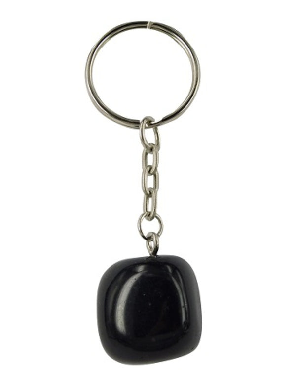 Sleutelhanger Obsidiaan zwart