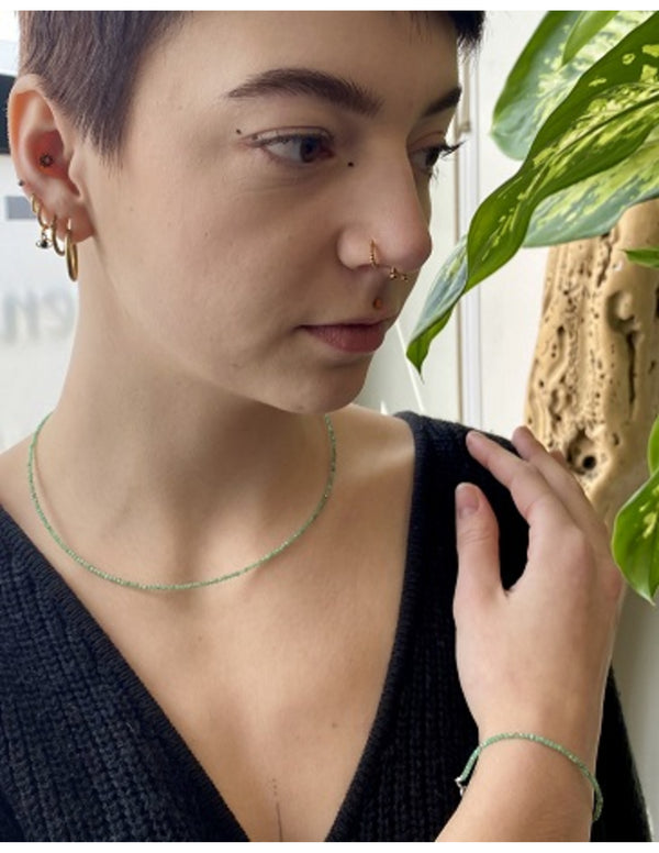 Edelsteen Armband Smaragd - Summer Vibes