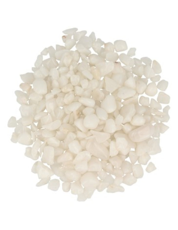 Sneeuwkwarts 100 gr. trommelstenen (mt1)