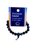 Sodaliet powerbead armband + kaart
