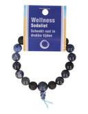 Sodaliet powerbead mannen + kaart 21 cm
