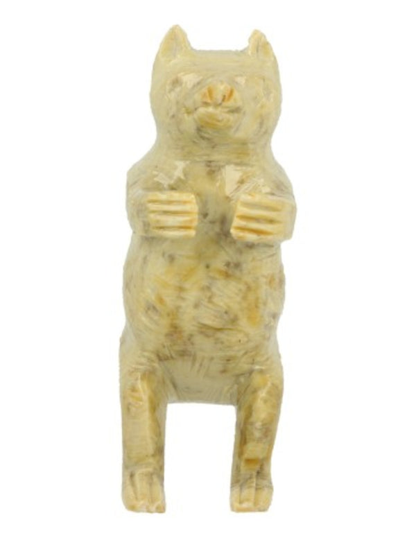 Speksteen beer staand 8,5 cm