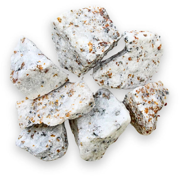 Spinel in matrix 250 gr. ruwe brokjes