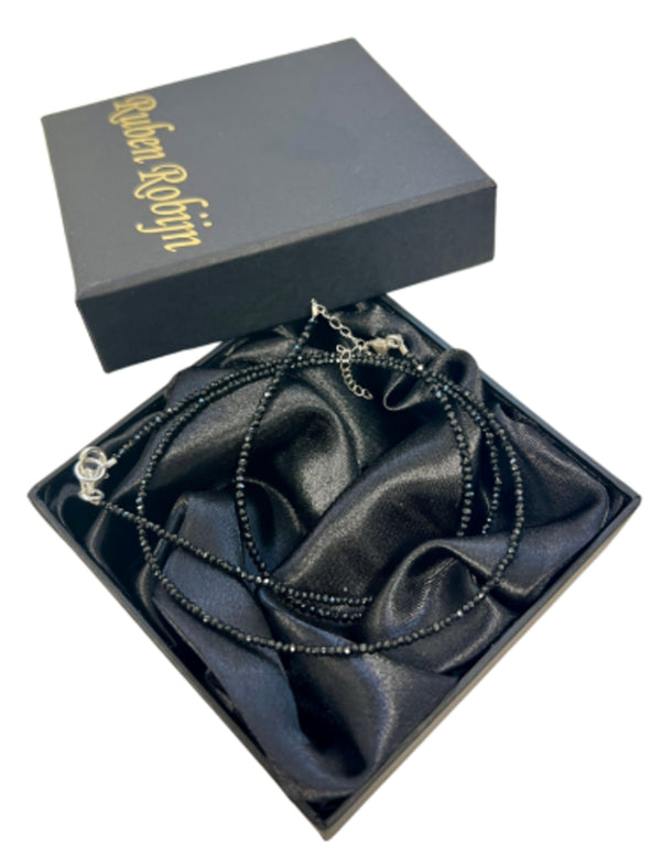 Spinel zwart sieraden set Summer Vibes