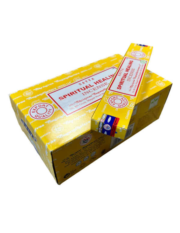 Satya Spiritual Healing Wierook 12 Pakjes 15 Gram Elk