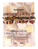 Edelsteen Splitarmband Vertrouwen